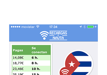 Recargas Nauta. Recargas a Cuba.